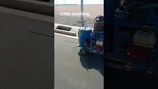 road line marking #iraq #construction #linemarking