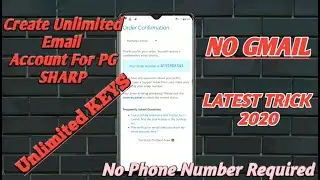PG  SHARP KEYS | CREATE UNLIMITED EMAIL ACCOUNTS | NO PHONE NO.VERIFICATION | POKEMON GO!!!