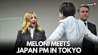 Italy PM Giorgia Meloni Meets Japan PM Sanae Takaichi in Tokyo | Warm Hugs, Bilateral Talks | LIVE
