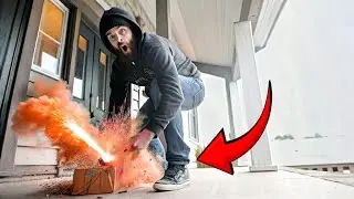When Package Thieves Get Owned By Booby Traps!
