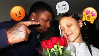 ANOTHER MAN BOUGHT ME FLOWERS PRANK!!!!!