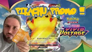 UNBOXING BOOSTER PROMO PIKACHU JAP VOLTAGE ECLATANT VIVID VOLTAGE ouverture cartes pokemon