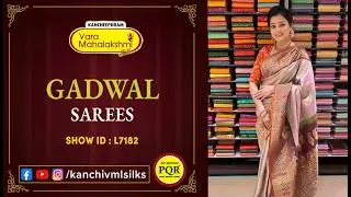 Gadwal Sarees Collection | WhatsApp Number 89 0001 0002 | Kancheepuram Varamahalakshmi Silks LIVE