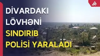 Azərbaycanda polisə hücüm etdilər