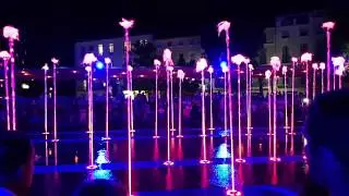 Inauguration fontaine musicale Béziers (30/06/2018)