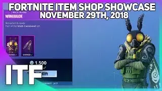 Fortnite Item Shop *NEW* MOTH SKIN! [November 29th, 2018] (Fortnite Battle Royale)