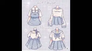 Pick your Soft blue aesthetic outfit! 💙🤍 #aesthetic #softblues #outfits #edtion