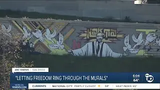 San Diego artist pushes for vandalized MLK freeway mural to be repaired