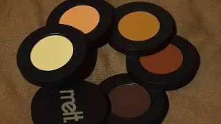 Melt Cosmetics Rust Stack Swatches