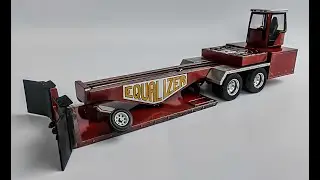 Tractor Pull Sled 1/24 Scale Model 3D Printed Kit How To Assemble Paint Decal Weather Chip Fade