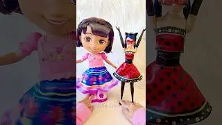 Cute Dora the Explorer & Miraculous Transform Dress! #shorts #best #viral #popular #cute #trend