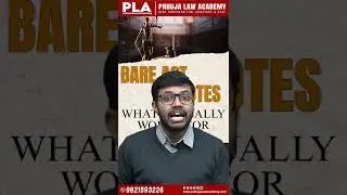 Bare Act Vs Notes : What Actually works for Judiciary l Pahuja Law Academy
