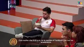 Adexe y Nau visitan a los Académicos ||| La Academia
