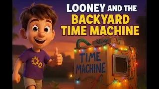 TIME TRAVEL ADVENTURE | Looney's Backyard Surprise | Kid's Cartoon | Read aloud Bedtime Stories