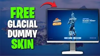 How to Open the FREE Glacial Dummy Skin in Fortnite Winterfest Presents