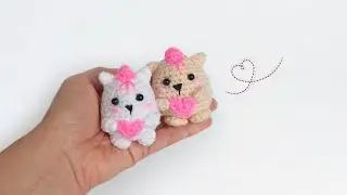 💖Как вязать кота Валентина крючком🌸 Подарок амигуруми💖