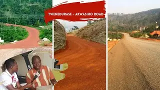 Mr Sarpong explains how he constructed the dangerously curvy Twenedurase-Akwasiho road.
