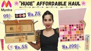Starting Rs.55😱 HUGE *AFFORDABLE* Beauty Haul From MYNTRA || Hidden Gems💎|| Budget Friendly Makeup