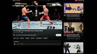 UFC five fight Luke Rockhold VS Anthony Smith