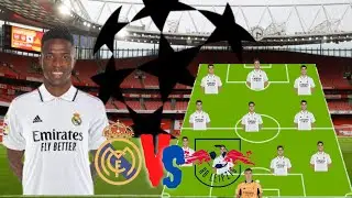 Real Madrid Predicted Lineup Vs RB Leipzig