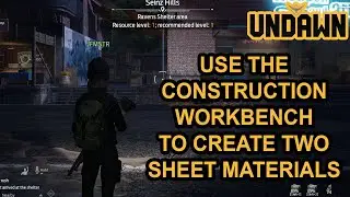Use the construction workbench to create 2 sheet materials UNDAWN