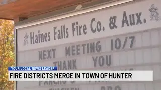 Fire districts merge in town of Hunter