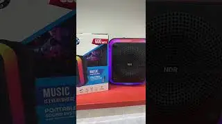 Ndr w12 Karaoke Speaker 12 Inch Woofer Speaker Wirelessmic Remote Control Color Led Outdoor