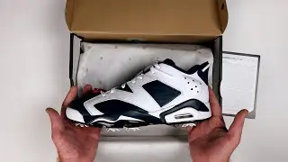 Nike Jordan 6 Retro Navy White Limited Edition Unboxing | GolfLocker.com