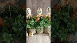DIY Ideas for Plastic Easter Eggs! #dollartree #crafts #tutorial #easteregg #decoupage