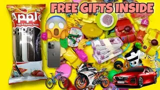 Apple📱😱 snacks with free gifts inside unboxing