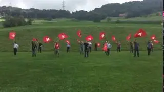 STV Killwangen Turnfahrt 2017 Fahnenschwingen Kurs