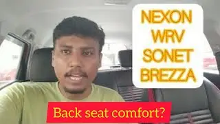 Compact SUV back seat comfort l Back seat Of The Brezza l Drivetoexplore
