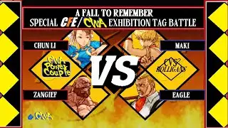 CAPCOM VS SNK 2 [CFC2/XBOX One] #AFALLTOREMEMBER CWA's Zangief & Chun Li vs Maki & Eagle!