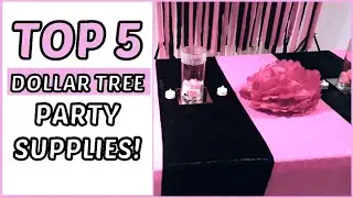 TOP 5 Dollar Tree Party Supplies