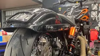 Harley Davidson 110CI Dyna Wide Glide ready to race!