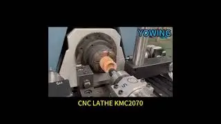 Yowing CNC Turning Lathe KMC2070 for artware  #cnclathe #cnclathemachine