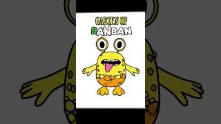 Garten of BanBan 4 Coloring pages / Color All NEW BOSSES coloring Pages Monsters Cartoon #47 shorts