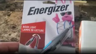 Energizer Book Light Unboxing And First Use