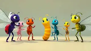The Wiggly Worm Dance 🪱💃 | Fun Garden Song for Children | 3D Nursery Rhyme