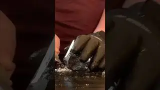 Day 3 of #ClearIceWeek: carved a brilliant diamond. 💎 #ice #carving #shorts #diamond #howto