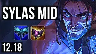 SYLAS vs EKKO (MID) | 10/1/5, 600+ games, Legendary | EUW Diamond | 12.18