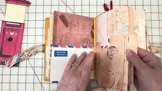 Snail Mail Journal made with kit from @nonstoppapercrafts 