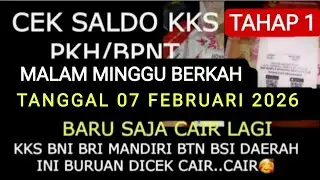 KEJUTAN HASIL CEK SALDO PKH BPNT TAHAP 1 MALAM MINGGU SYAHDU MULAI CAIR? INI DIA HASILNYA SIMAK