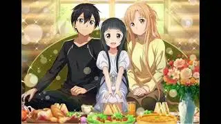 Sword Art Online Character Kirito and Asuna and Yui Tribute AMV [ Show Yourself ]