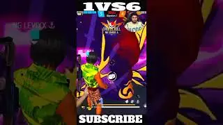 Better Than White 444 ❗Levixx Vs 6 Dengerous Players 😱#nonstopgaming #shorts #1vs6clutch