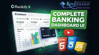 BankifyX &ndash; Complete Banking Admin Dashboard UI | All Pages Preview (HTML CSS JS)