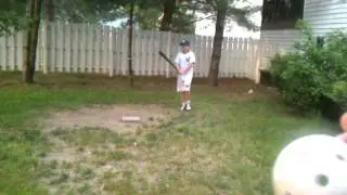 13 year old PHENOM hitting golf balls!
