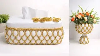 DIY Plastic Spoons Craft Ideas | Best of Waste | Ide kreatif vas bunga & tempat tisu sendok plastik