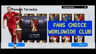 TRICK MENDAPATKAN E. HAALAND FANS CHOICE WORLDWIDE CLUB || KOIN MD HOKI #014  PES 21 MOBILE