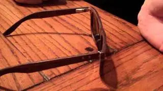 Adjusting Pantoscopic tilt on a Bome Frame
